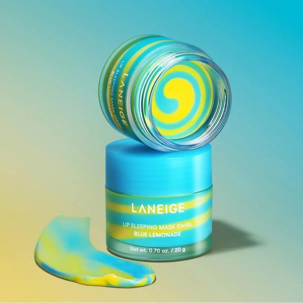 LANEIGE Blue Lemonade Lip Sleeping Mask Swirl .7oz